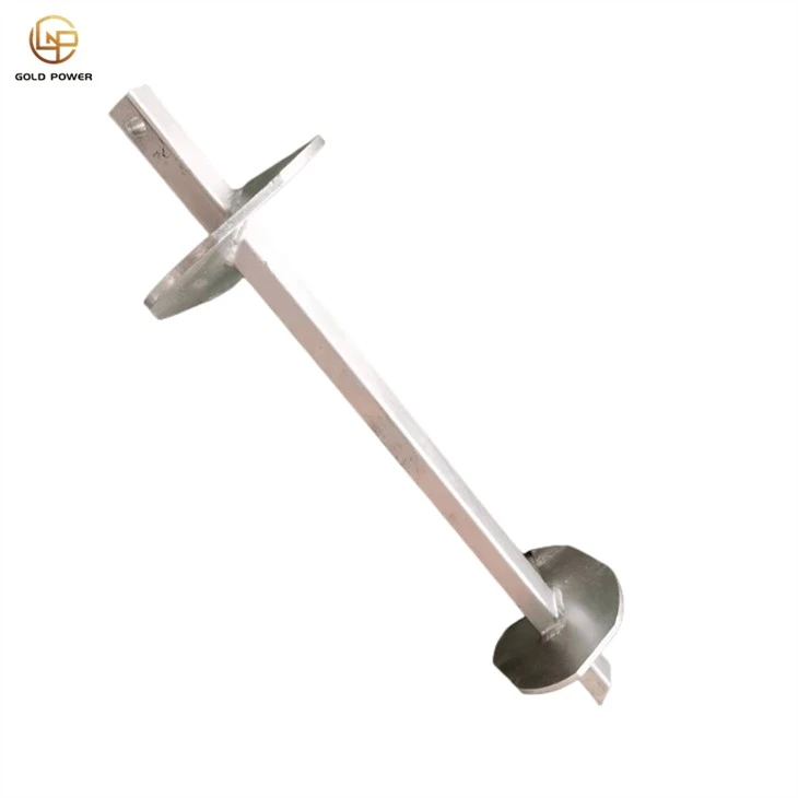 LEAD SECTION HELICAL GROUND ANCHORS